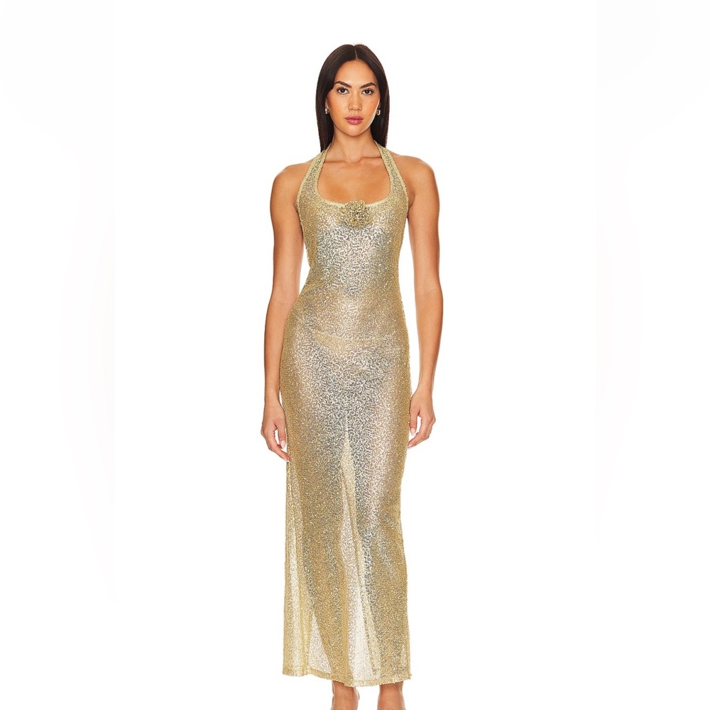 Charlotte Maxi Dress in Gold Sand

Purchased originally on Revolve